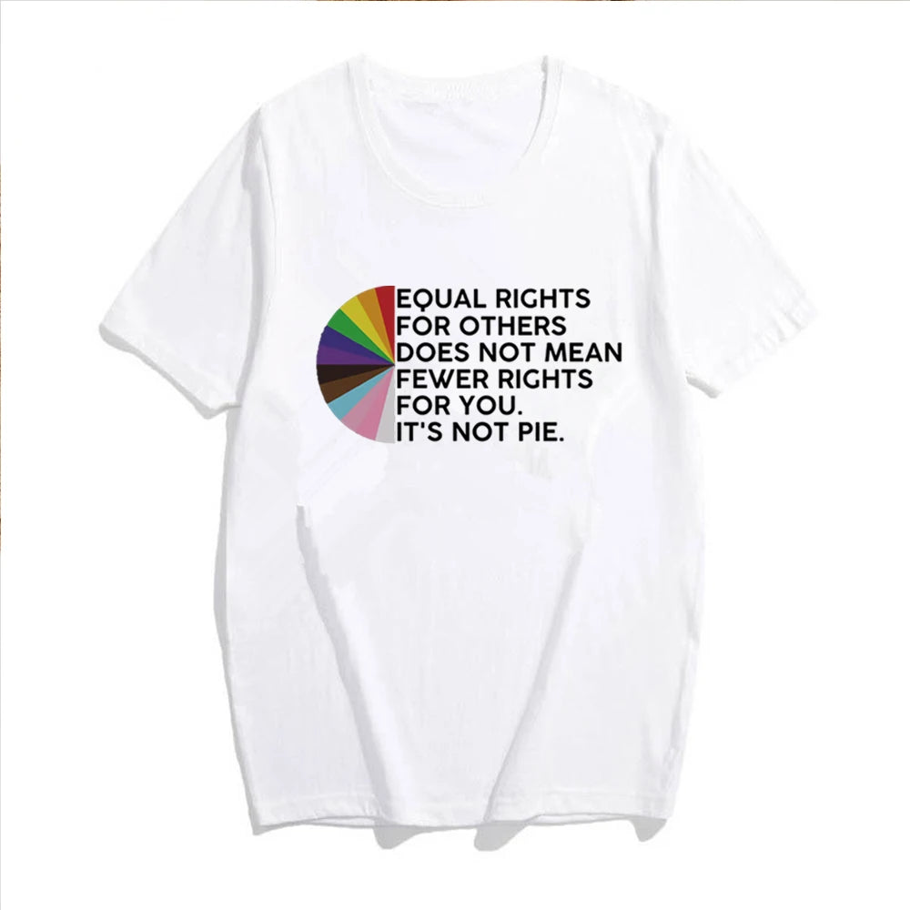 Equal Rights for Others Does Not Mean Fewer Rights for You Shirt It Not Pie Shirt LGBT Rainbow Black Rainbow Transgender Shirt
